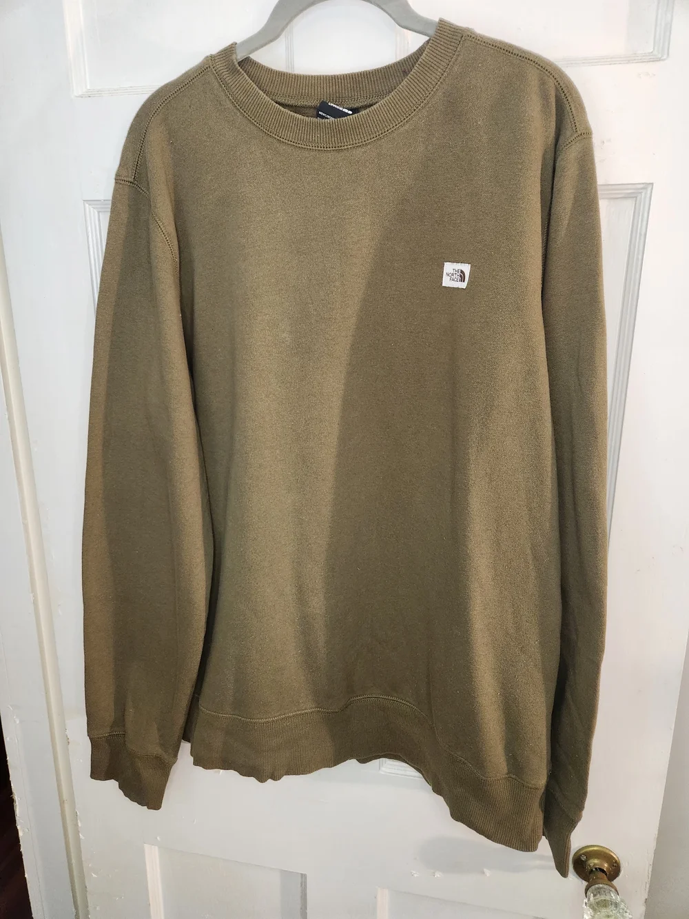 The North Face Men's Crewneck Sweatshirt in Olive